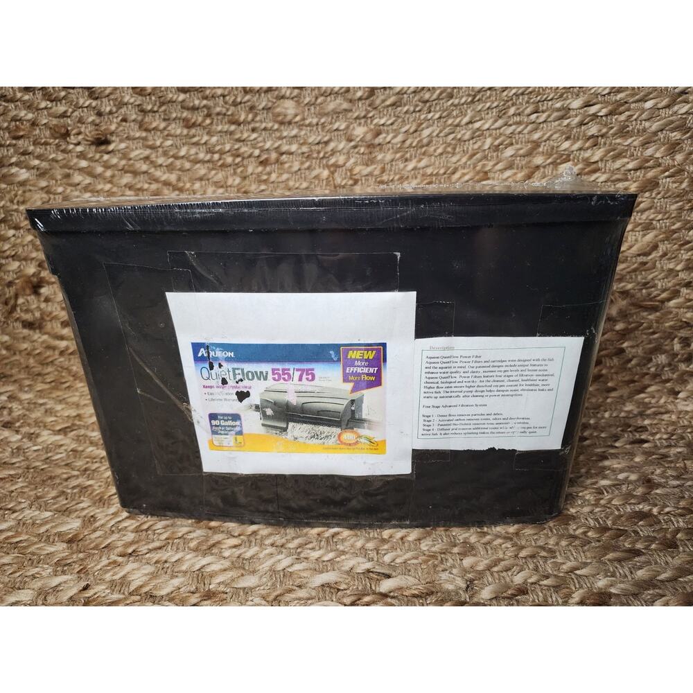 Aqueon QuietFlow 55/75 PRO Aquarium Power Filters, 90-gal